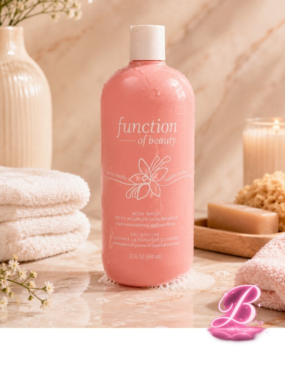Function of Beauty Body Wash - Caring Vanilla - Full Size - NWT